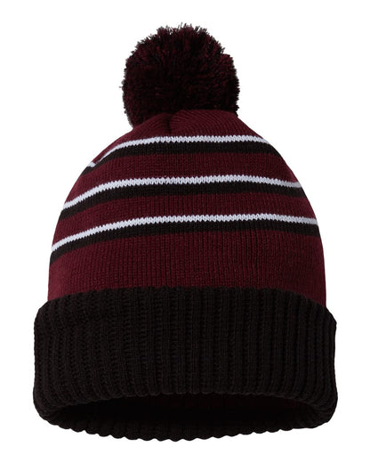 Richardson 134 Pom Cuffed Beanie Additional Image 1