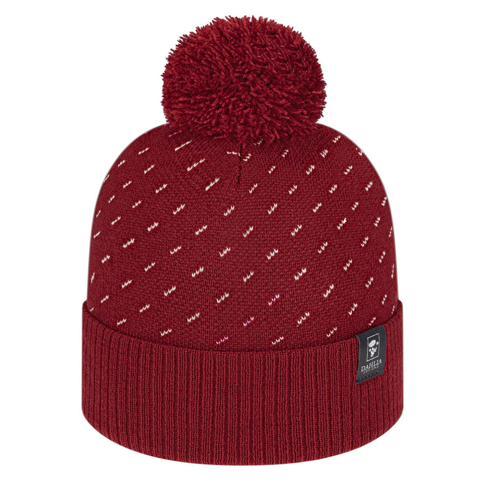 Cap America iK23 Diagonal Dash Knit Cap with Ribbed Cuff 3