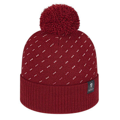 Cap America iK23 Diagonal Dash Knit Cap with Ribbed Cuff 3