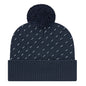 Cap America iK23 Diagonal Dash Knit Cap with Ribbed Cuff 4
