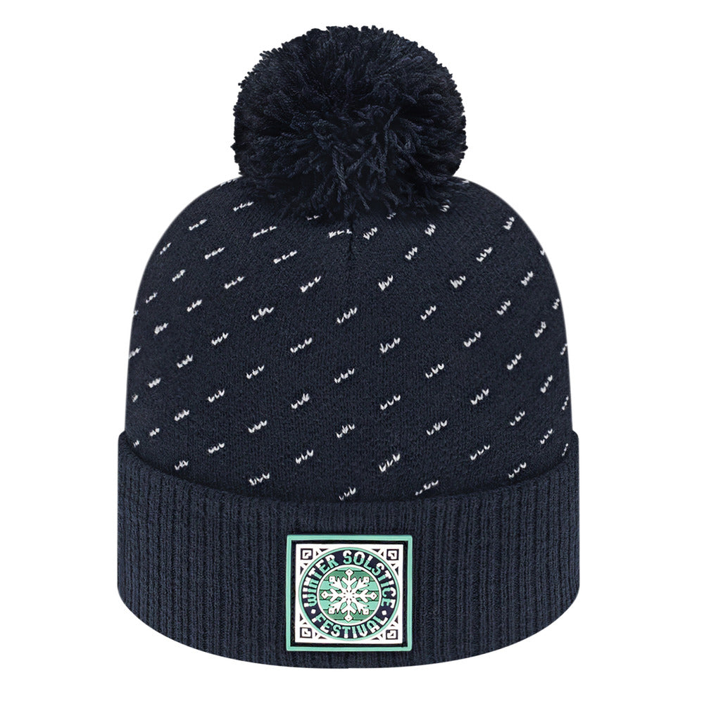 Cap America iK23 Diagonal Dash Knit Cap with Ribbed Cuff 5