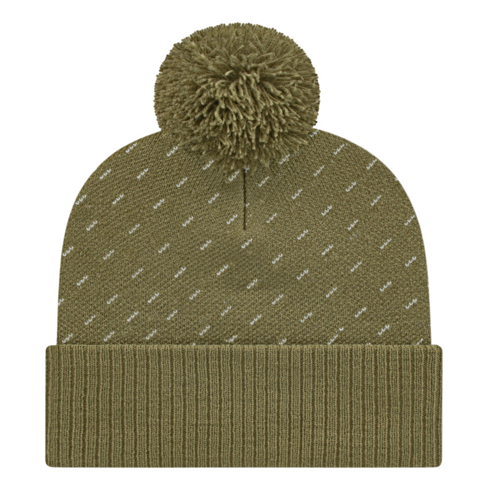 Cap America iK23 Diagonal Dash Knit Cap with Ribbed Cuff 6