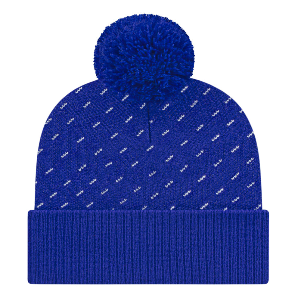 Cap America iK23 Diagonal Dash Knit Cap with Ribbed Cuff 8