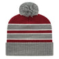 Cap America iK56 Double Stripe Knit Cap with Ribbed Cuff 2