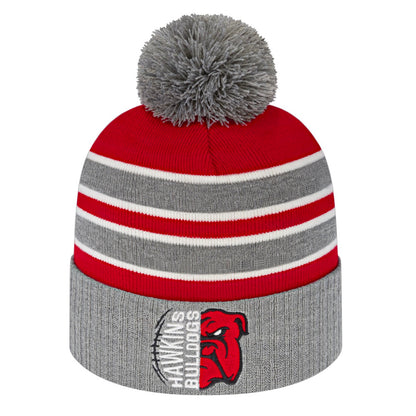 Cap America iK56 Double Stripe Knit Cap with Ribbed Cuff 7