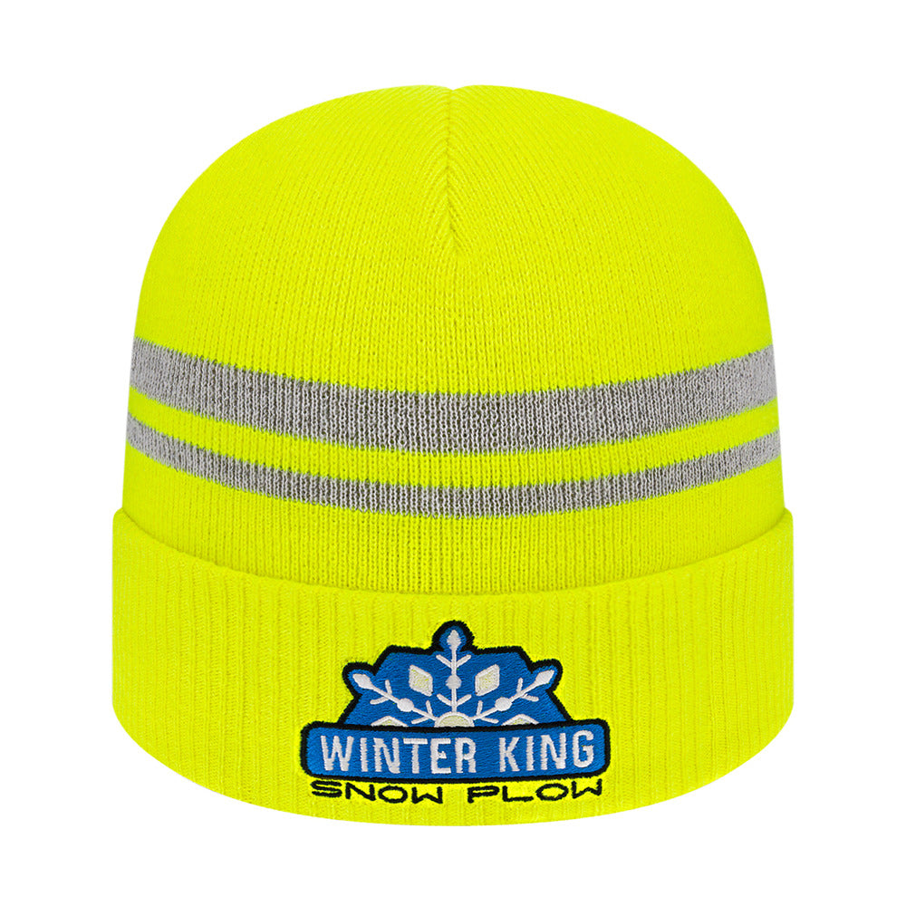Cap America iK59 Reflective Knit Cap with Cuff 2