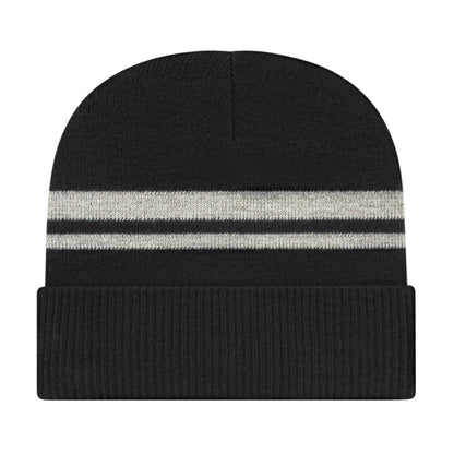Cap America iK59 Reflective Knit Cap with Cuff 