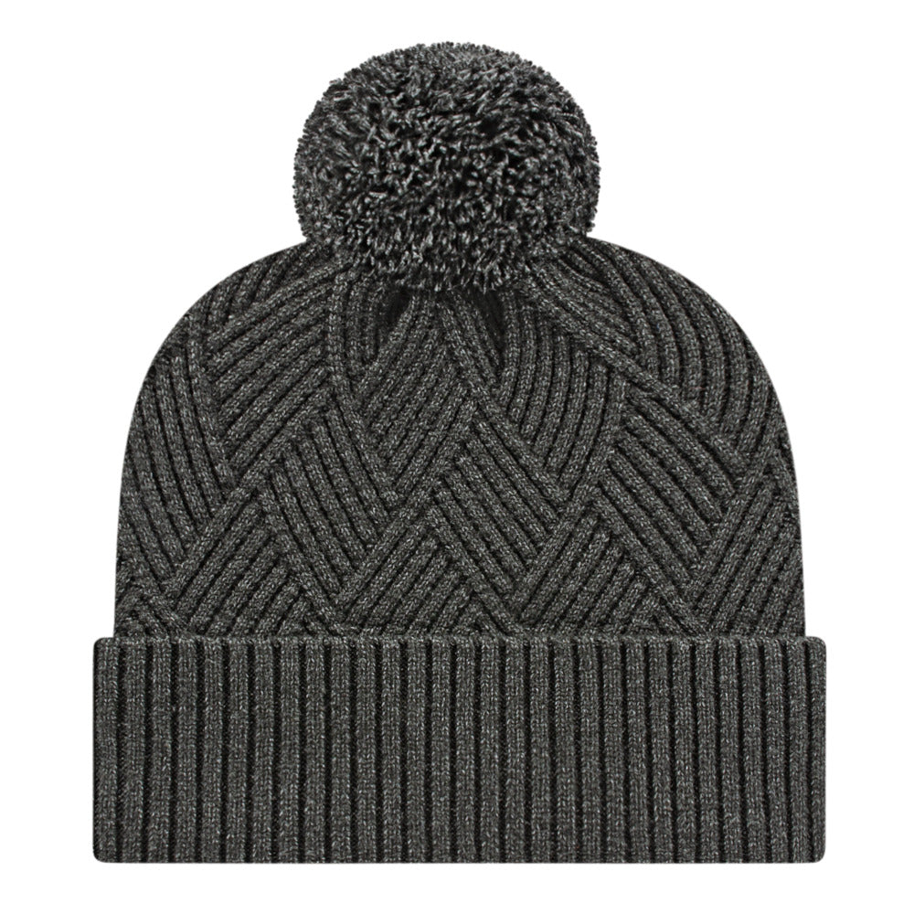 Cap America iK8554 Premium Diagonal Weave Knit Cap with Cuff 3