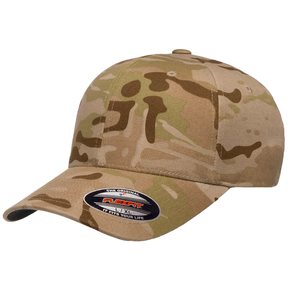 22flexfit wooly combed twill fitted cap 6277 royal blue 2