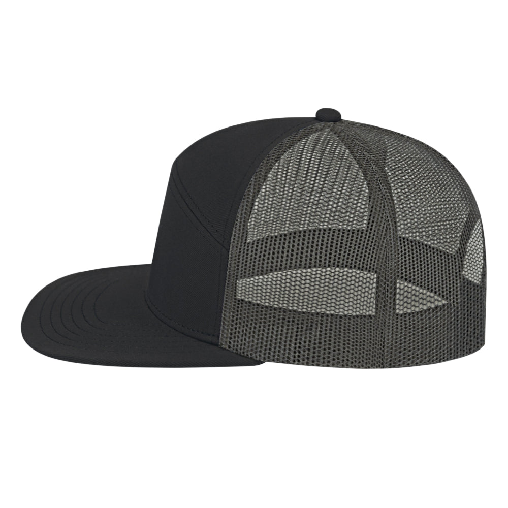 Cap America i3057 Mid Profil 7-Panel Snapback Trucker Cap image 22