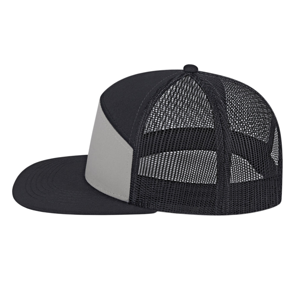 Cap America i3057 Mid Profil 7-Panel Snapback Trucker Cap image 8