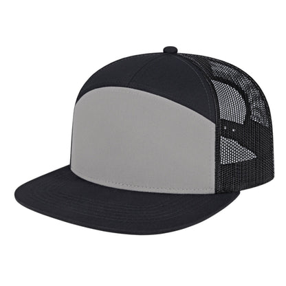 Cap America i3057 Mid Profil 7-Panel Snapback Trucker Cap image 7