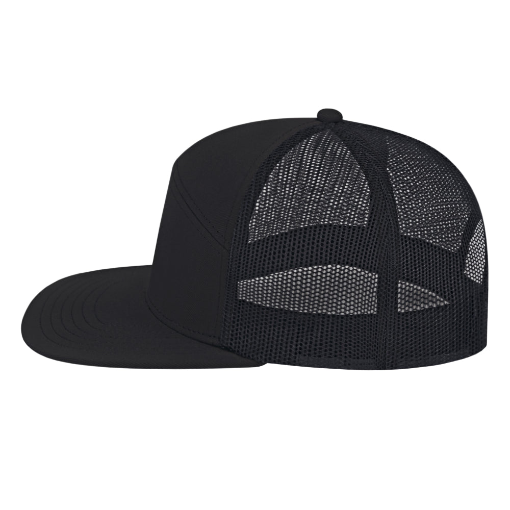 Cap America i3057 Mid Profil 7-Panel Snapback Trucker Cap image 1