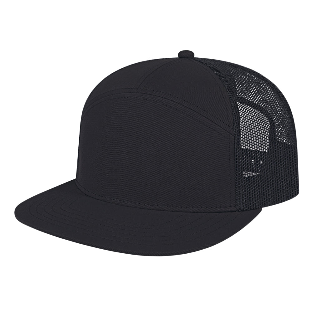 Cap America i3057 Mid Profil 7-Panel Snapback Trucker Cap image