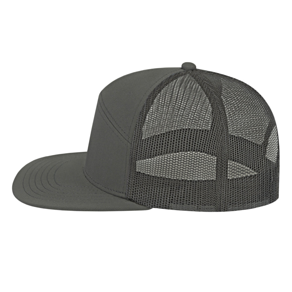 Cap America i3057 Mid Profil 7-Panel Snapback Trucker Cap image 15