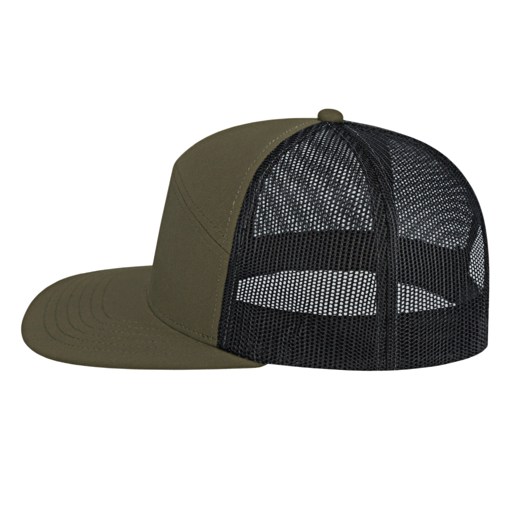 Cap America i3057 Mid Profil 7-Panel Snapback Trucker Cap image 29