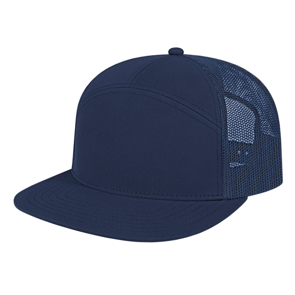 Cap America i3057 Mid Profil 7-Panel Snapback Trucker Cap image 35