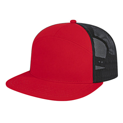 Cap America i3057 Mid Profil 7-Panel Snapback Trucker Cap image 42
