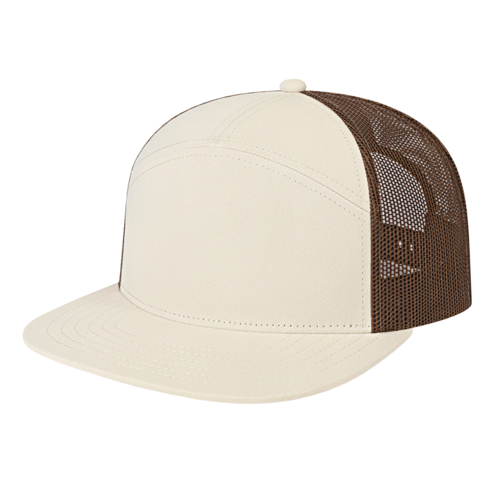 Cap America i3057 Mid Profil 7-Panel Snapback Trucker Cap image 56