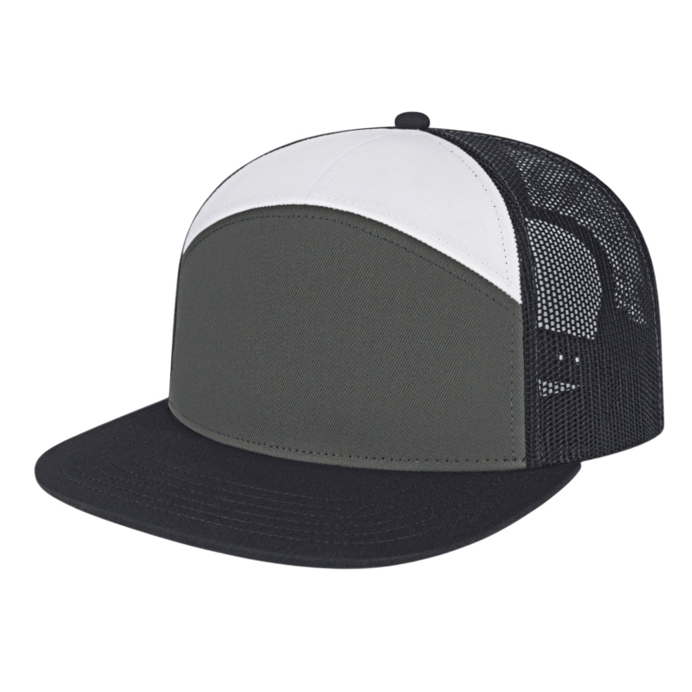 Cap America i3057 Mid Profil 7-Panel Snapback Trucker Cap image 71