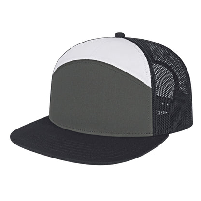 Cap America i3057 Mid Profil 7-Panel Snapback Trucker Cap image 71