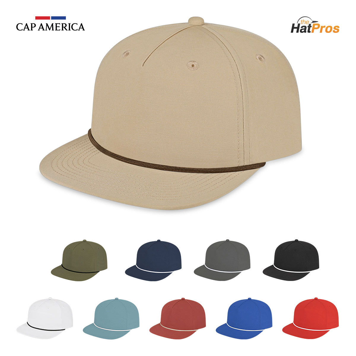 Cap America i7310 Waypoint 5-Panel Snapback Cap
