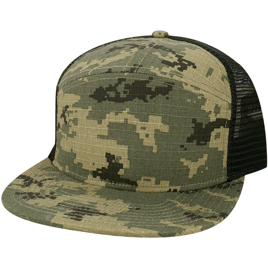 LEGACY H7FB Hopback Seven-Panel Trucker Cap