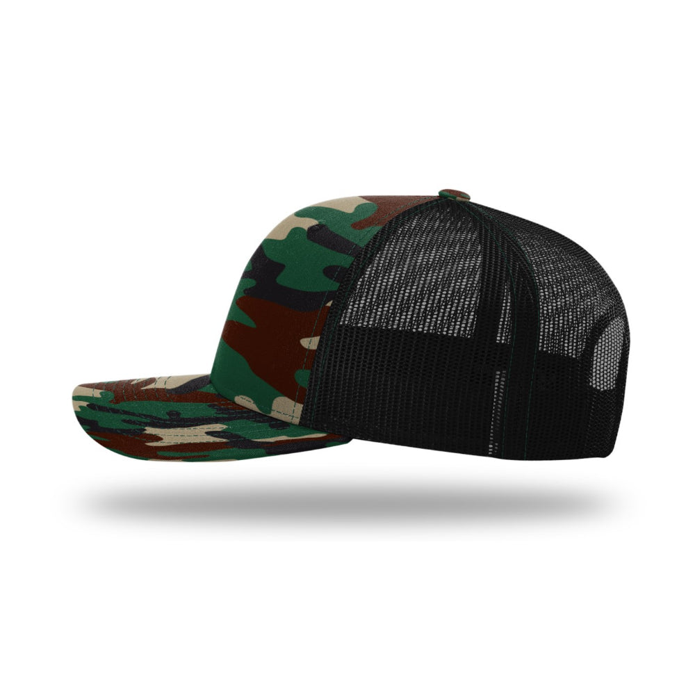 Richardson 112P Printed Classic Trucker Cap Additional Image 1