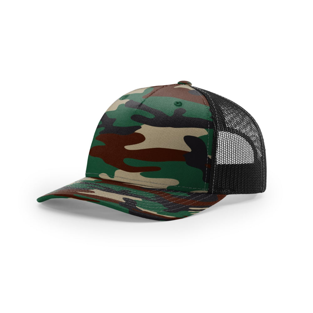 Richardson 112PFP Printed Five Panel Trucker Additional Image 18