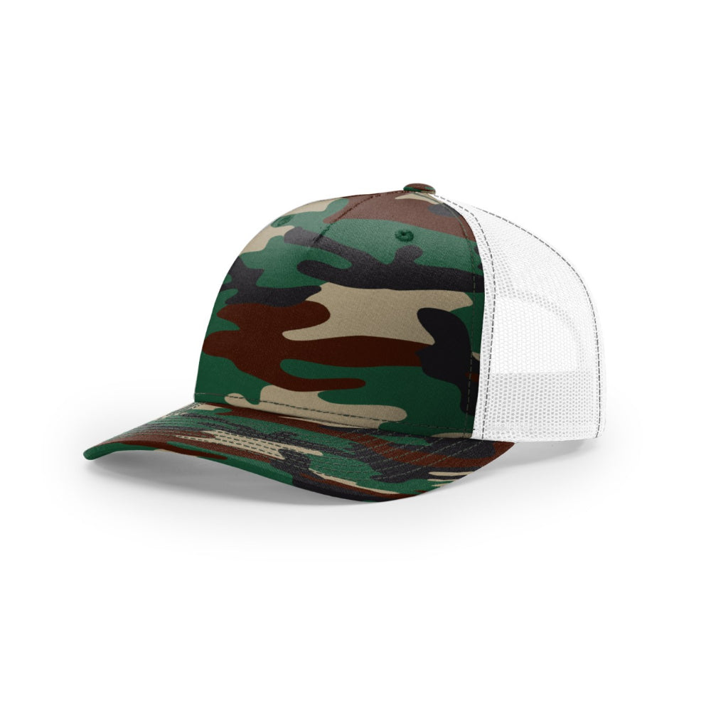 Richardson 112PFP Printed Five Panel Trucker Additional Image 21
