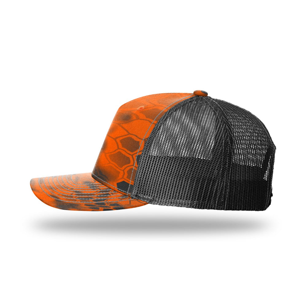 Richardson 112PFP Printed Five Panel Trucker Additional Image 31