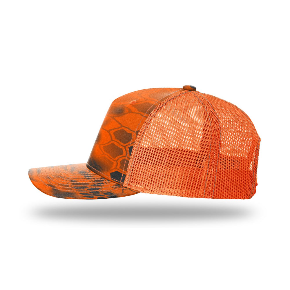 Richardson 112PFP Printed Five Panel Trucker Additional Image 34