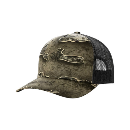 Richardson 112PFP Printed Five Panel Trucker Additional Image 114