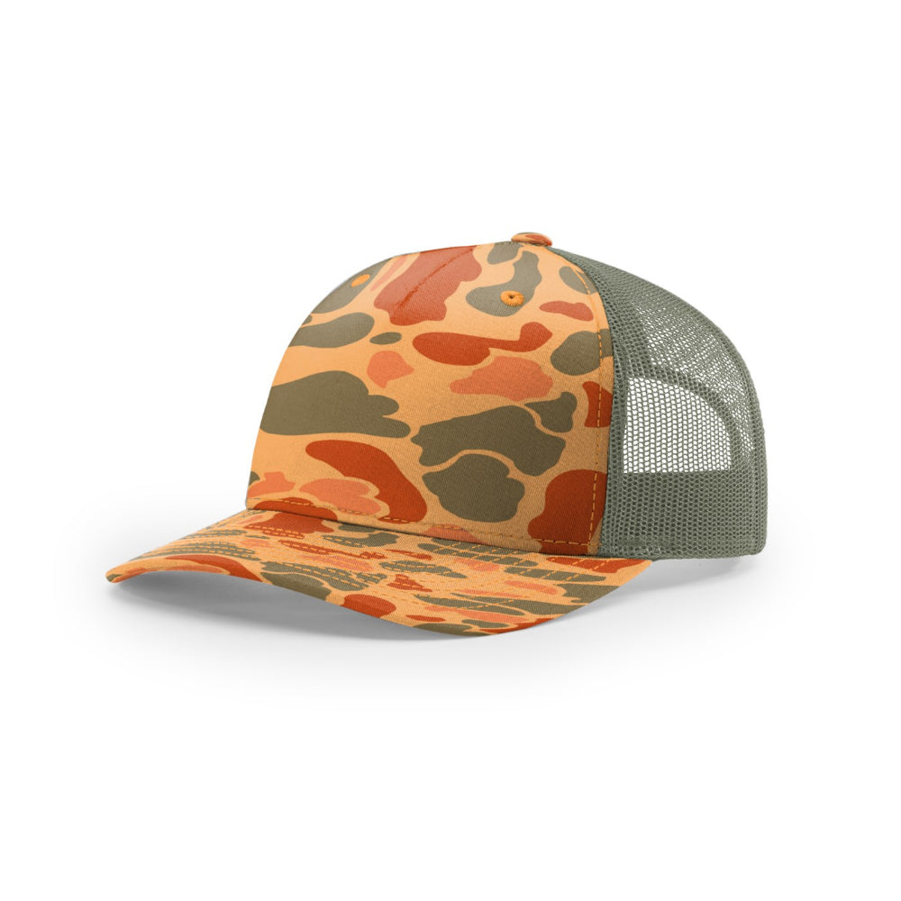 Richardson 112PFP Printed Five Panel Trucker Additional Image 114
