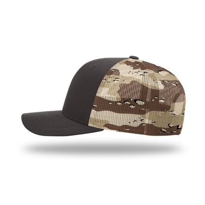 Richardson 112PM Classic Printed Mesh Trucker Hat Additional Image 1
