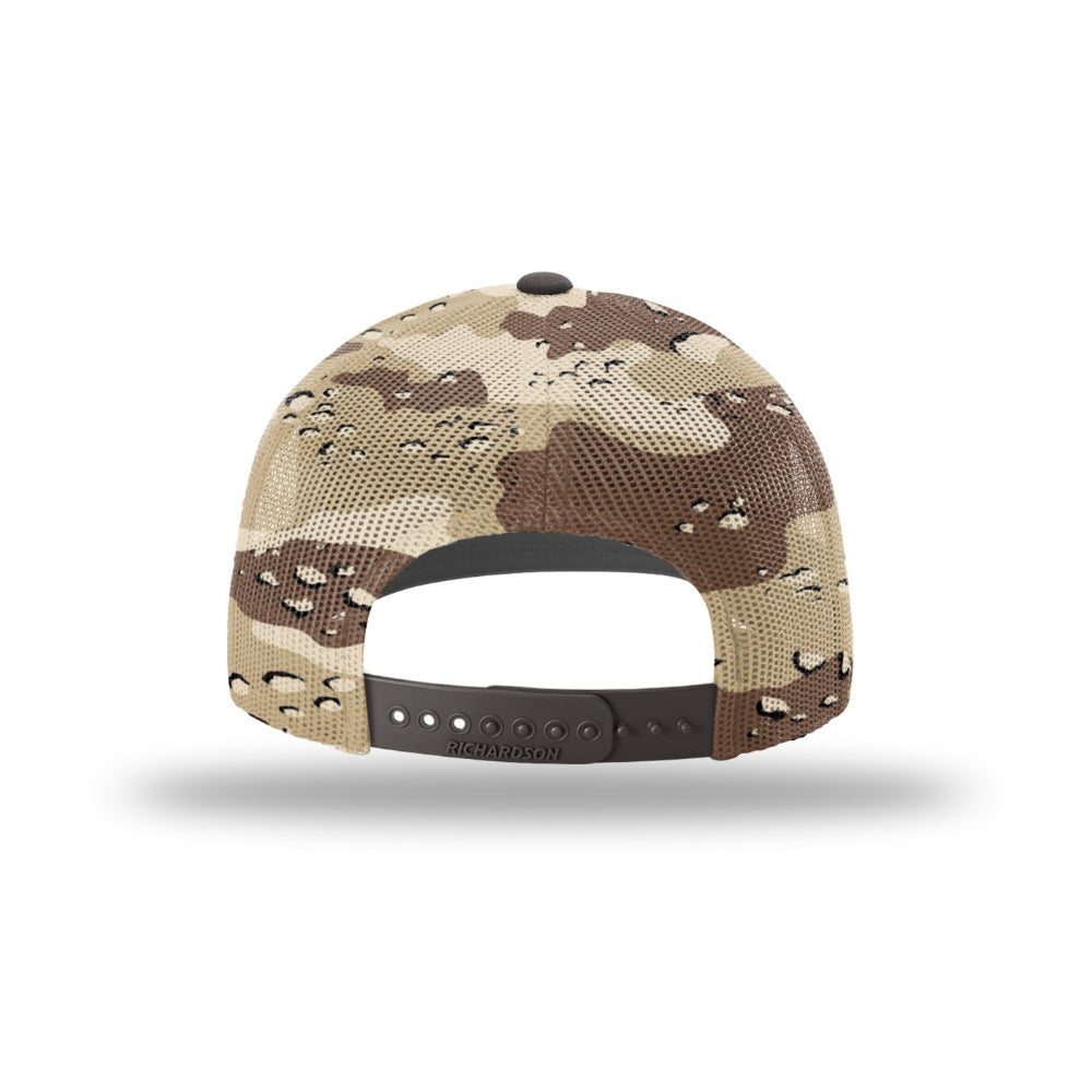 Richardson 112PM Classic Printed Mesh Trucker Hat Additional Image 2