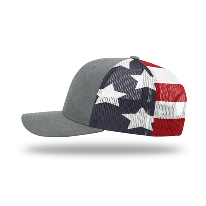 Richardson 112PM Classic Printed Mesh Trucker Hat Additional Image 7