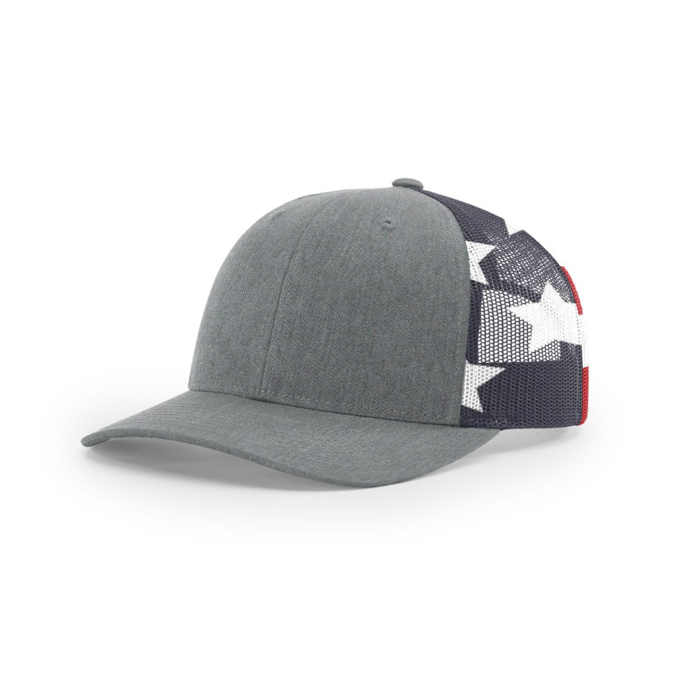 Richardson 112PM Classic Printed Mesh Trucker Hat Additional Image 6