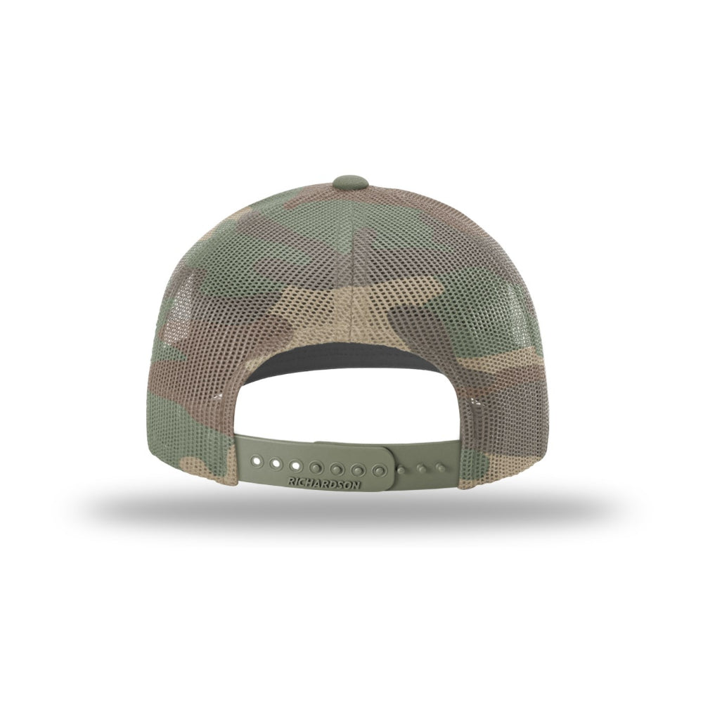 Richardson 112PM Classic Printed Mesh Trucker Hat Additional Image 11