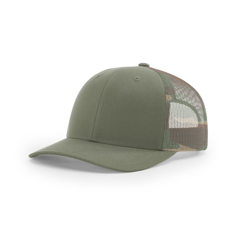 Richardson 112PM Classic Printed Mesh Trucker Hat Additional Image 9