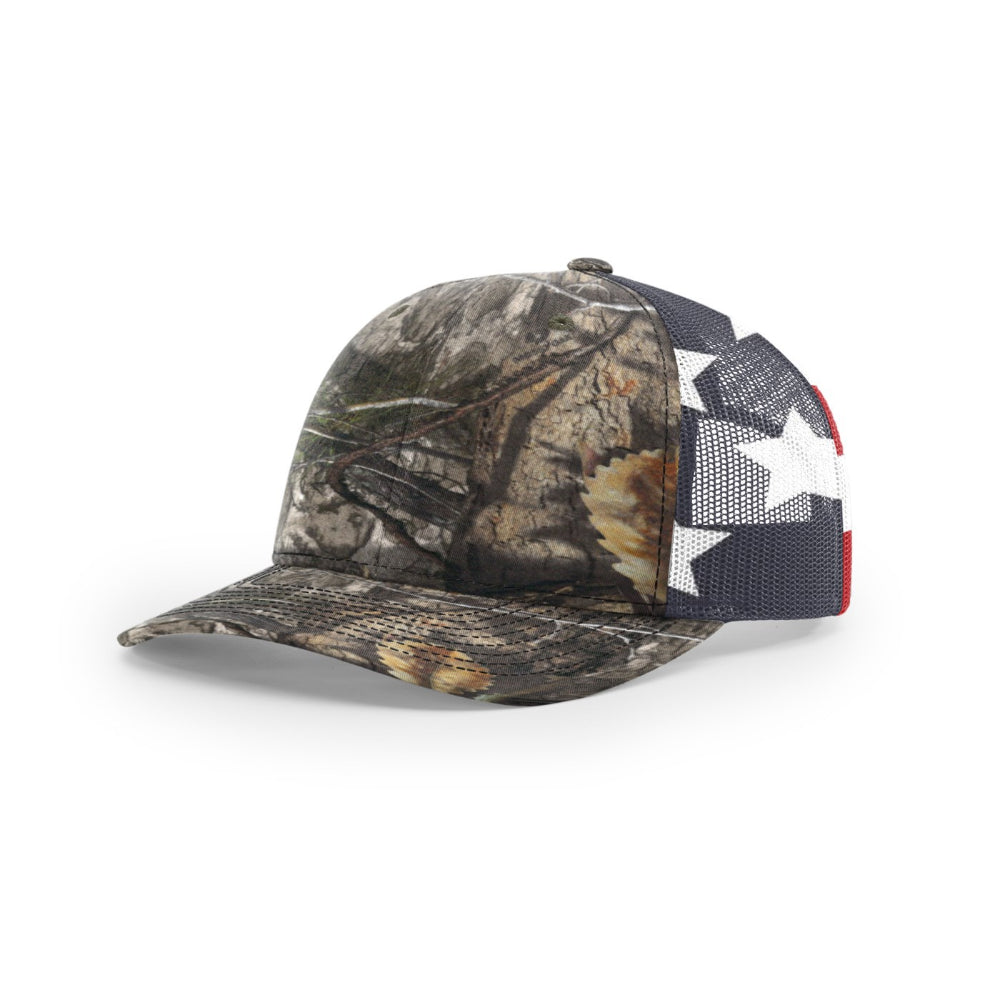 Richardson 112PM Classic Printed Mesh Trucker Hat Additional Image 12