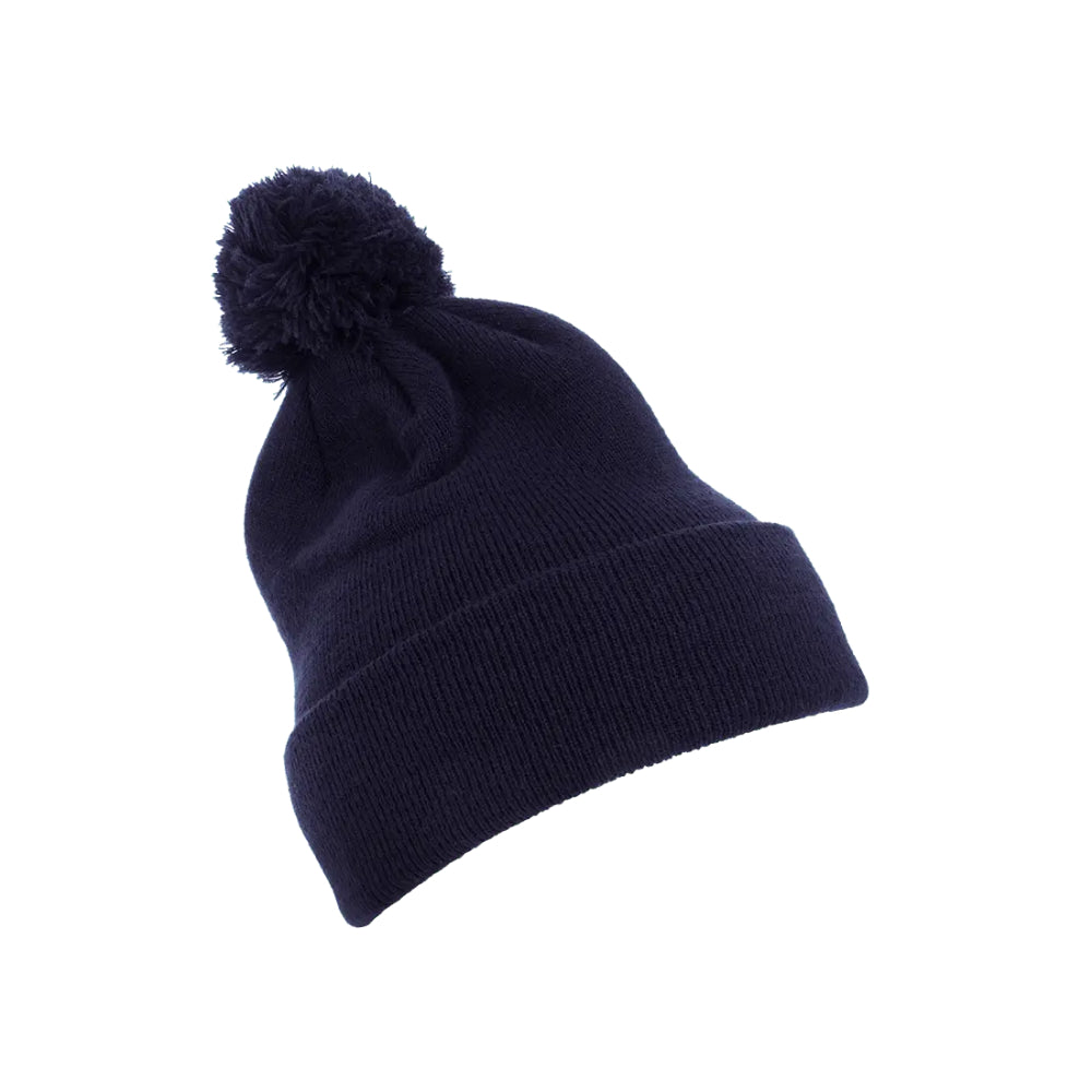 YP Classics 1501P Pom Pom Cuffed Knit Beanie Additional Image 3