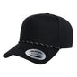 YP Classics 5079BD Retro Cotton Blend Five Panel Rope Cap