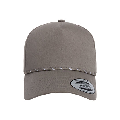 YP Classics 5079BD Retro Cotton Blend Five Panel Rope Cap Additional Image 4