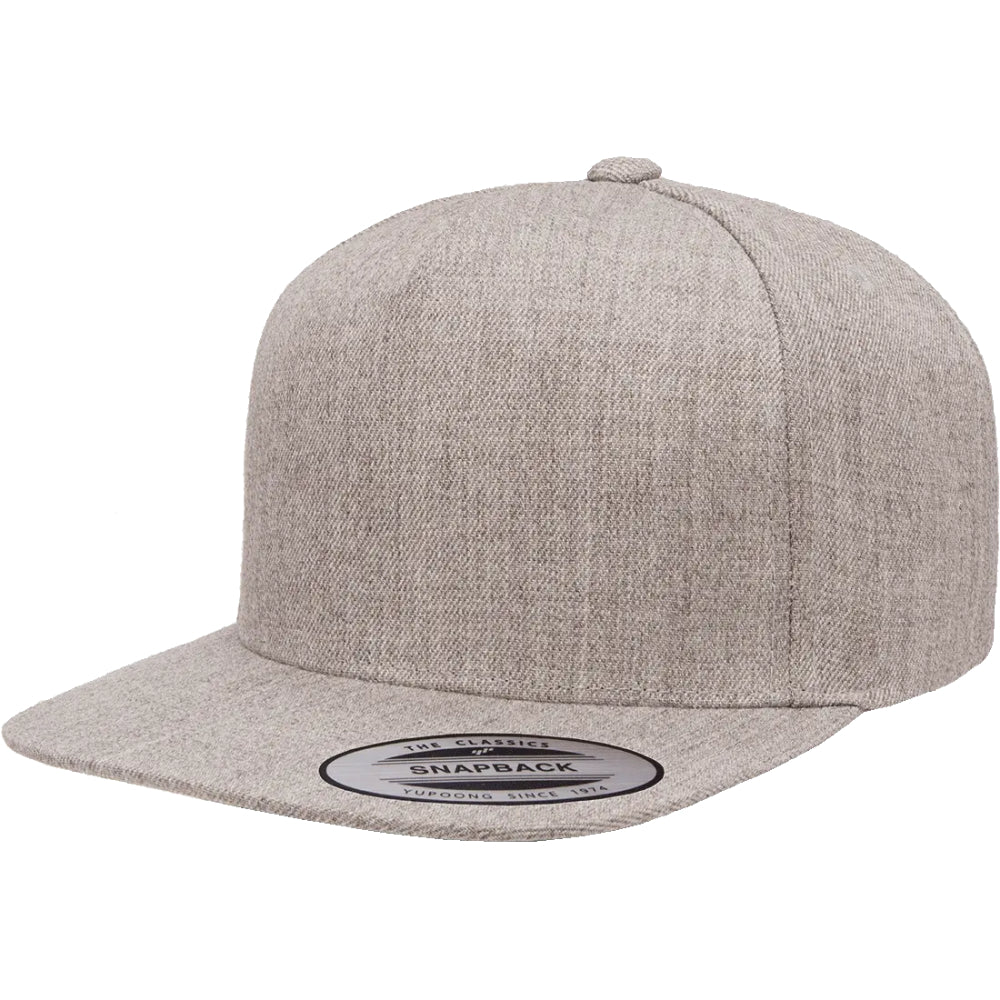 YP Classics 5089M Premium Five Panel Snapback Cap Additional Image 6