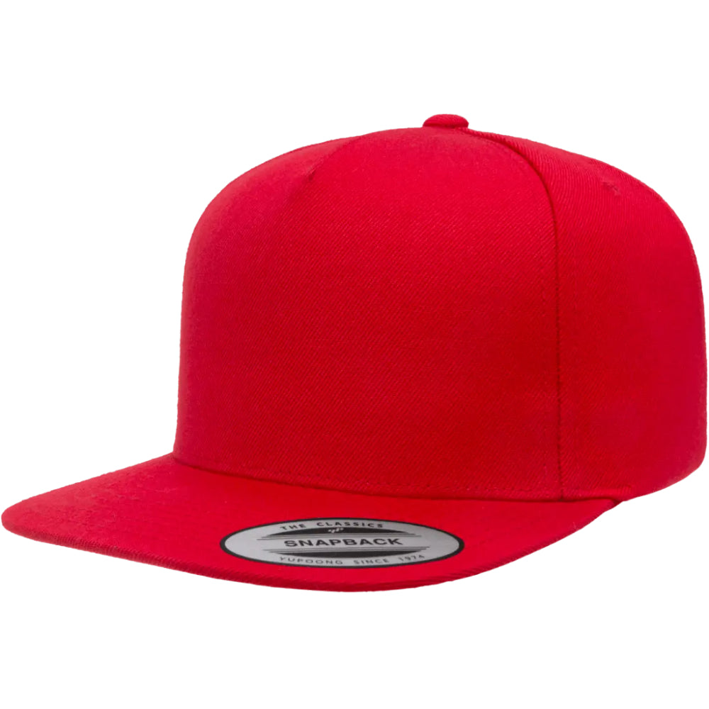 YP Classics 5089M Premium Five Panel Snapback Cap Additional Image 12