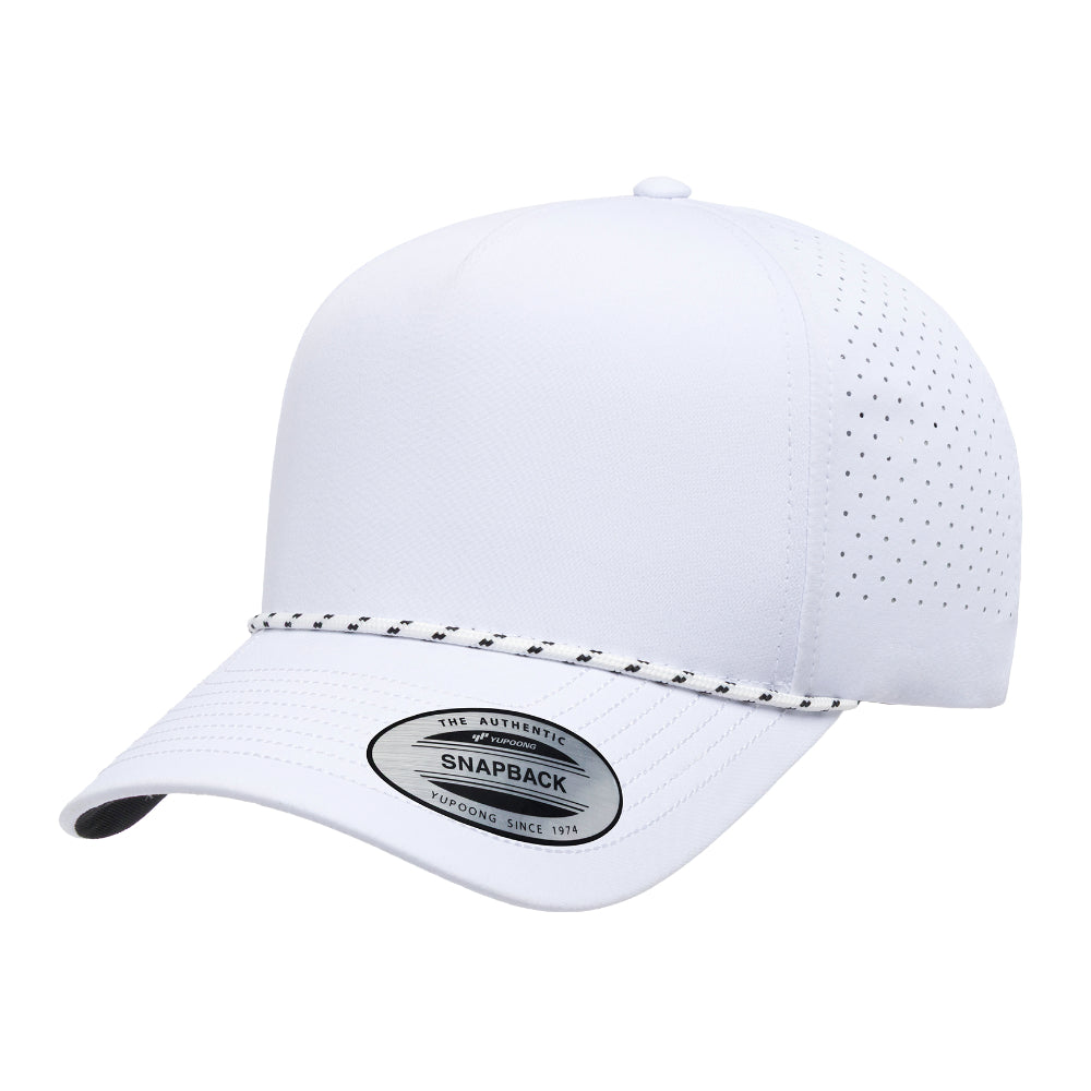 YP Classics 5389BD Five-Panel Perforated Rope Cap Additional Image 12