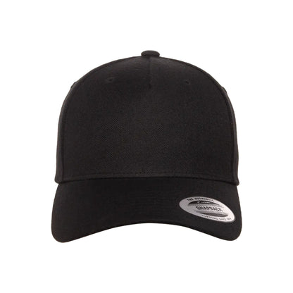 YP Classics 5789M Premium Five Panel Curved Bill Snapback Cap Additional Image 1