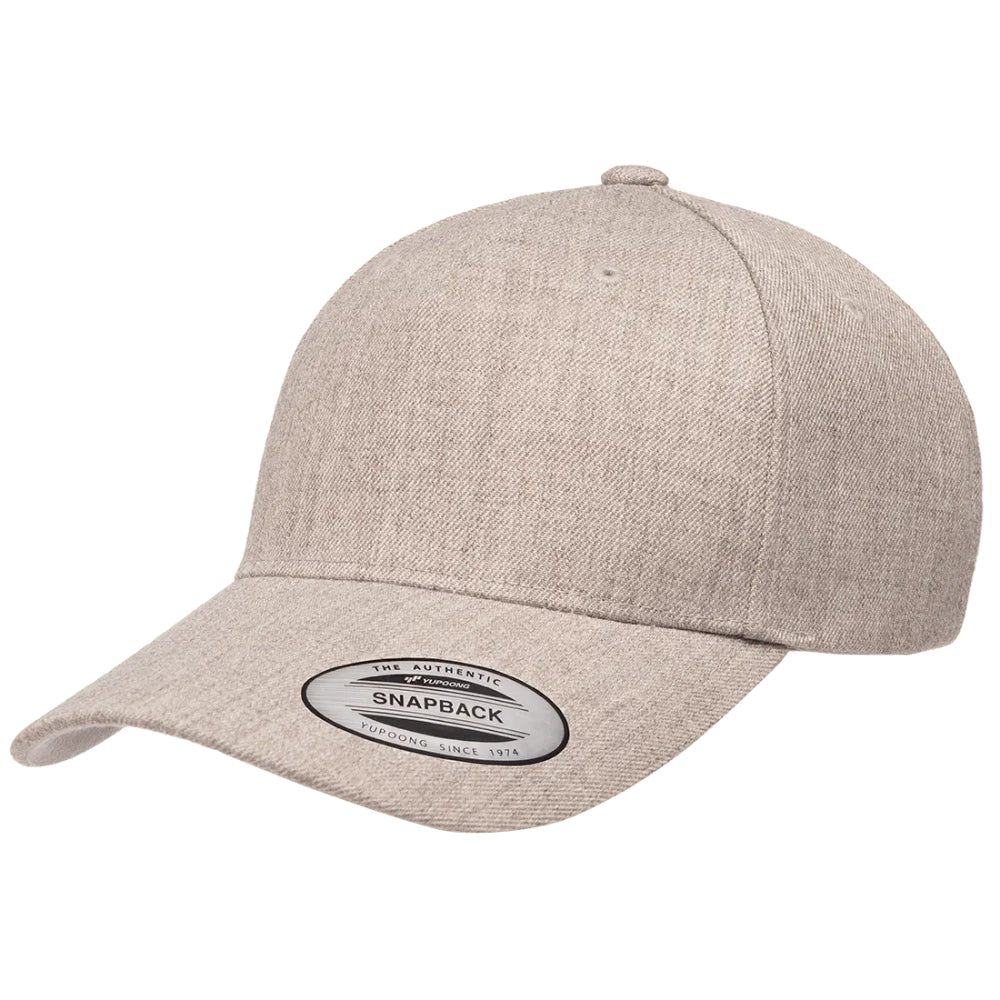 YP Classics 5789M Premium Five Panel Curved Bill Snapback Cap Additional Image 3
