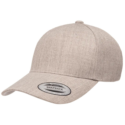 YP Classics 5789M Premium Five Panel Curved Bill Snapback Cap Additional Image 3
